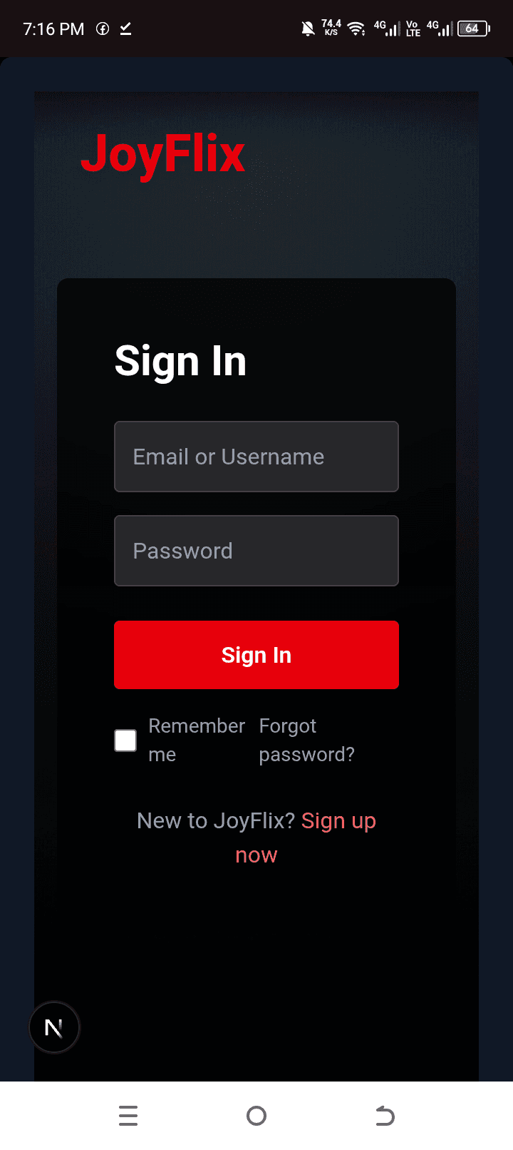 Sign In